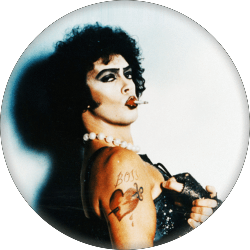 Dr. Frank-N-Furter Button