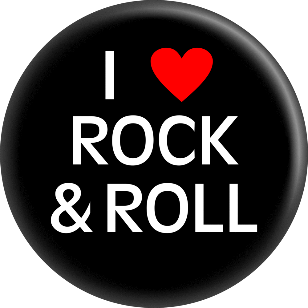 I Love Rock & Roll Pin