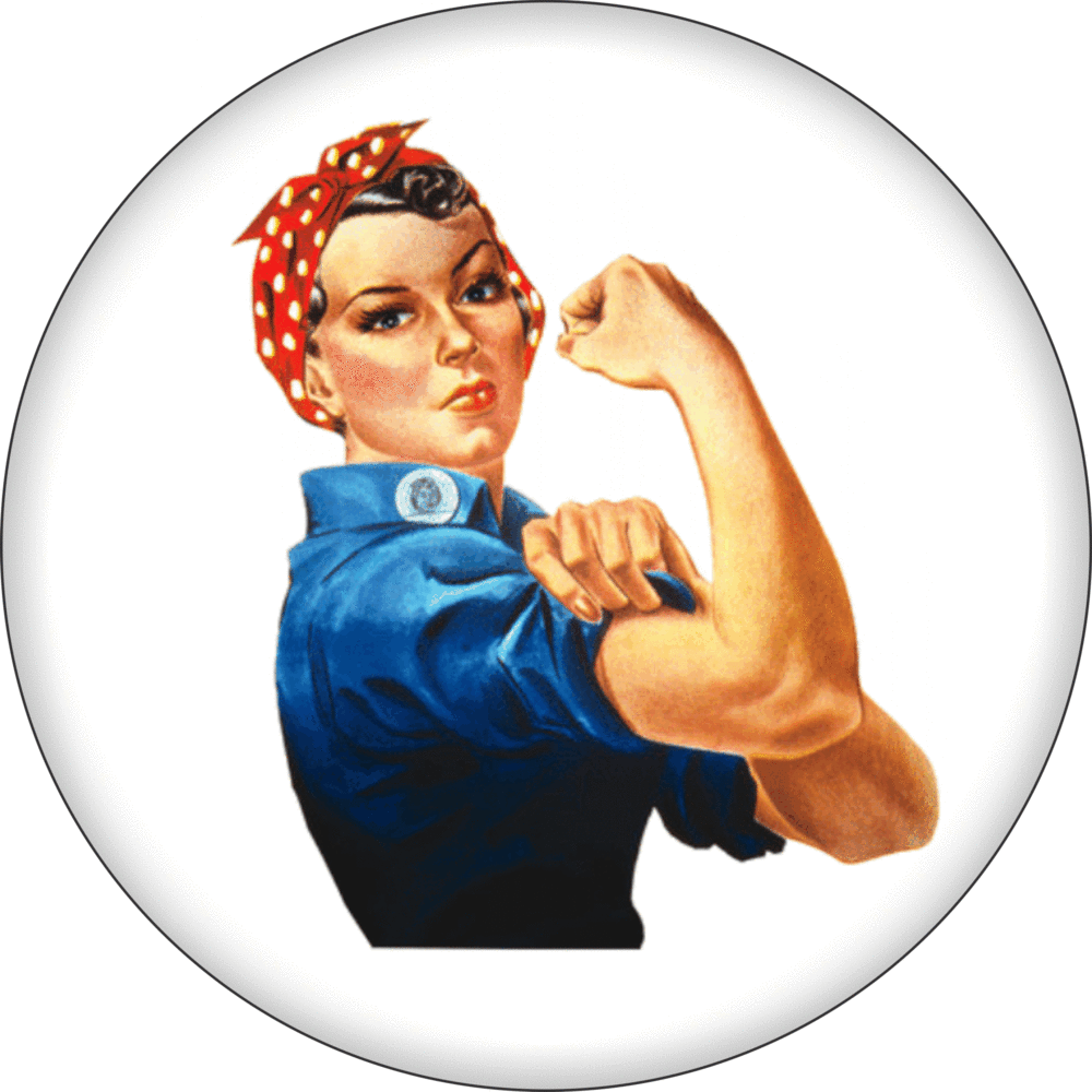 Rosie the Riveter Button