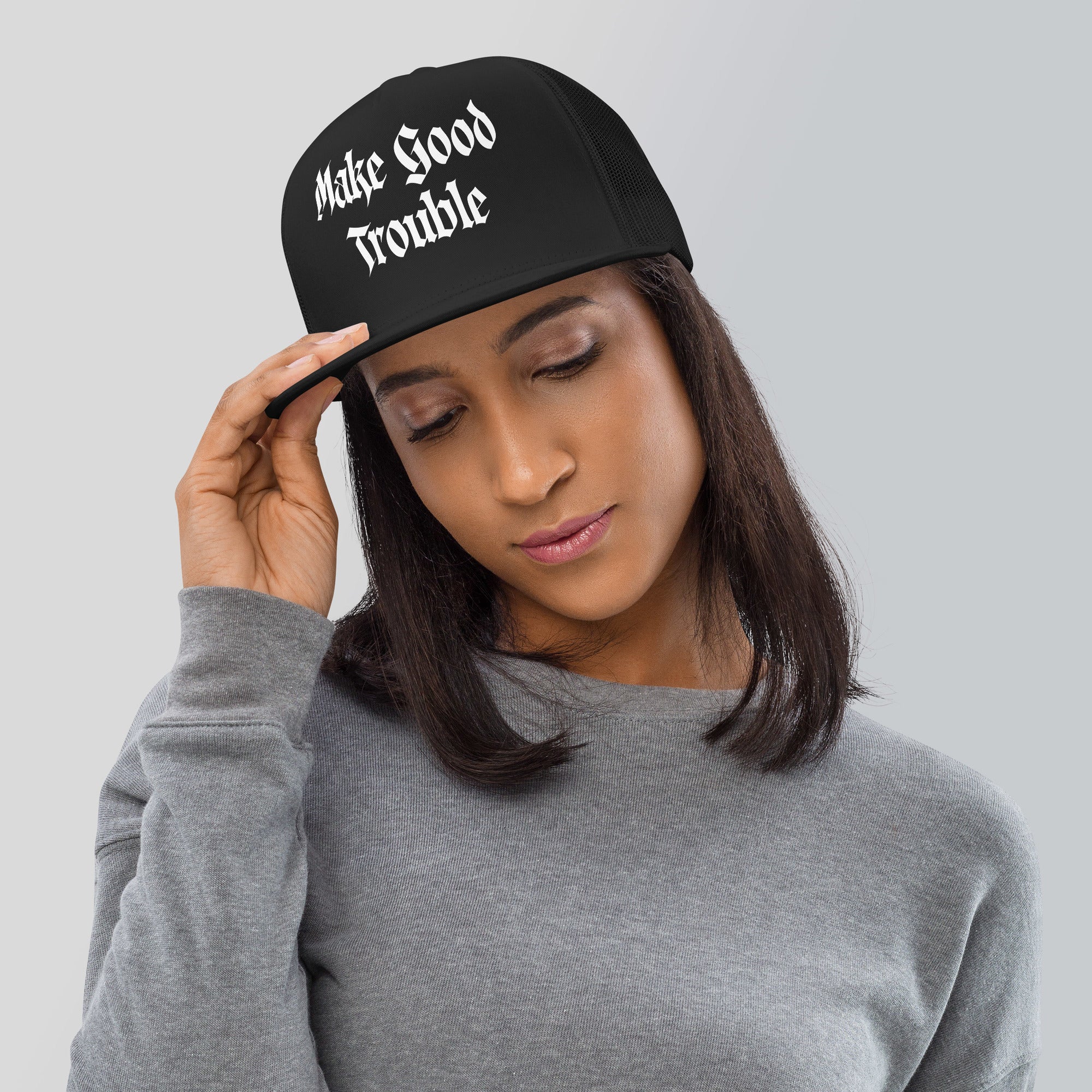 Make Good Trouble Trucker Hat