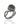 Gray Moonstone Gemstone Silver Ring