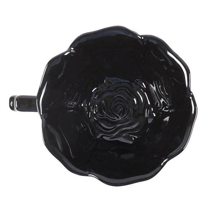 Black Rose Teacup