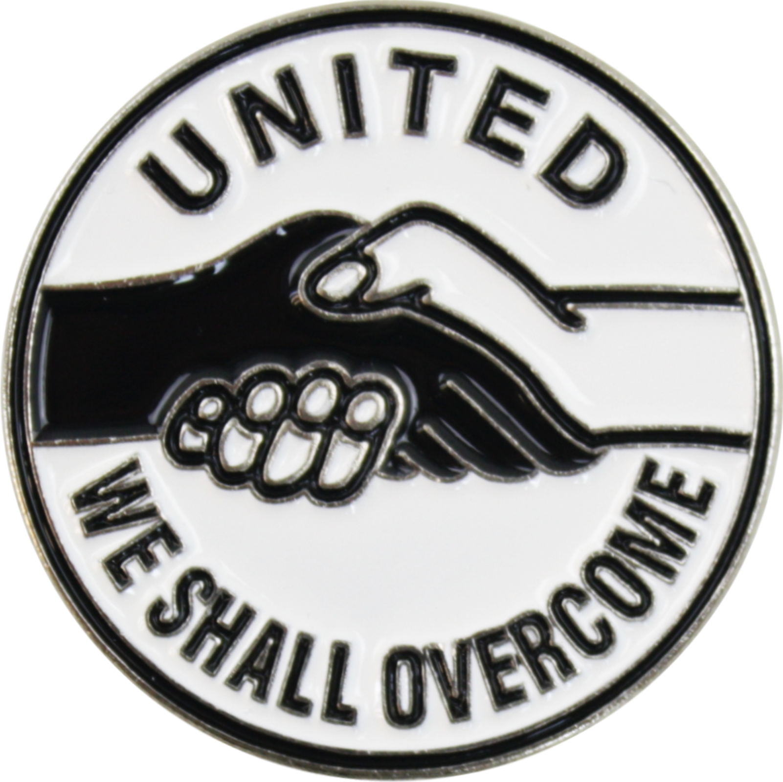 United We Shall Overcome Enamel Pin