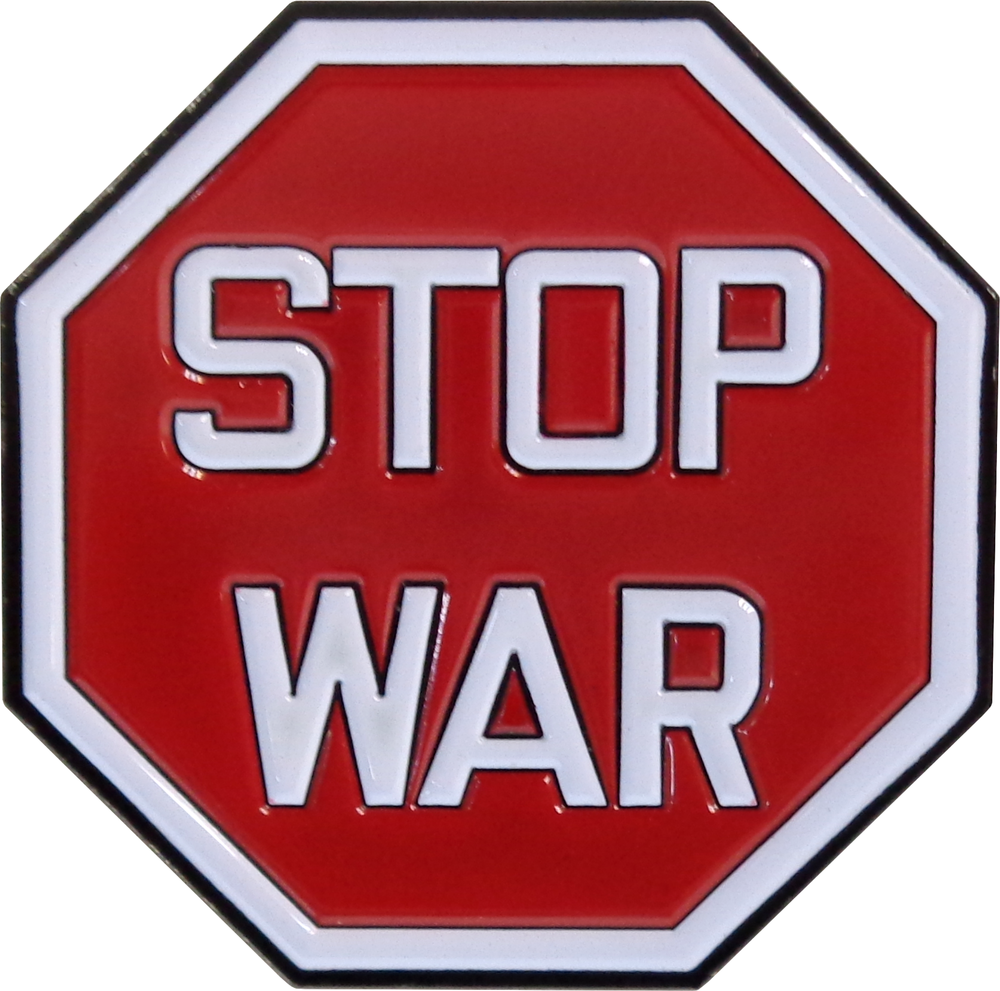 Stop War Enamel Pin