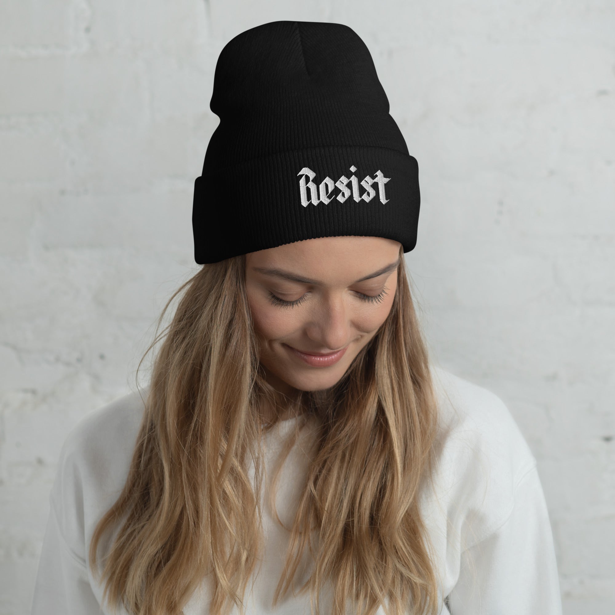 Resist Cuffed Beanie
