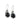 Black Onyx Drop Earrings