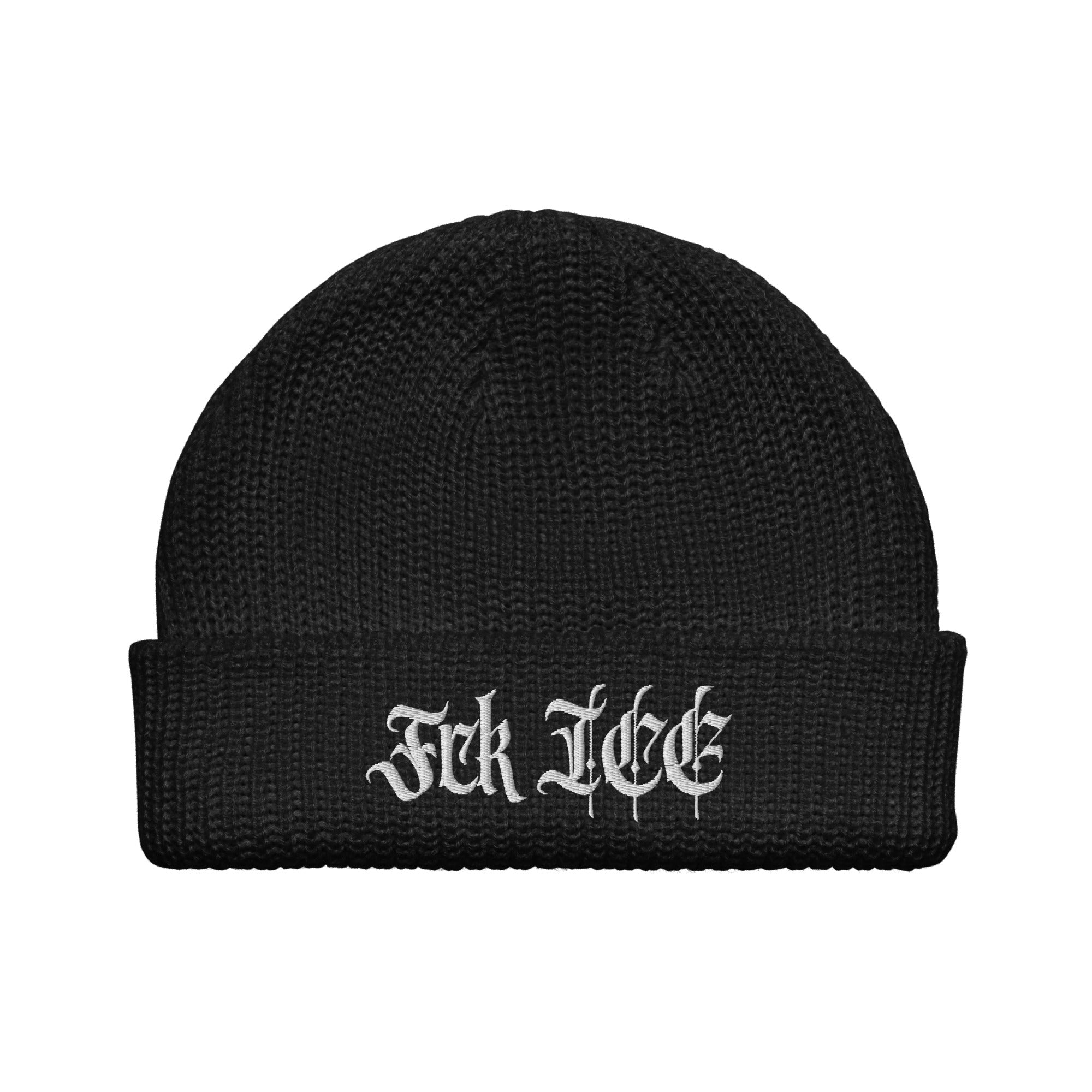 Fck ICE Fisherman Beanie