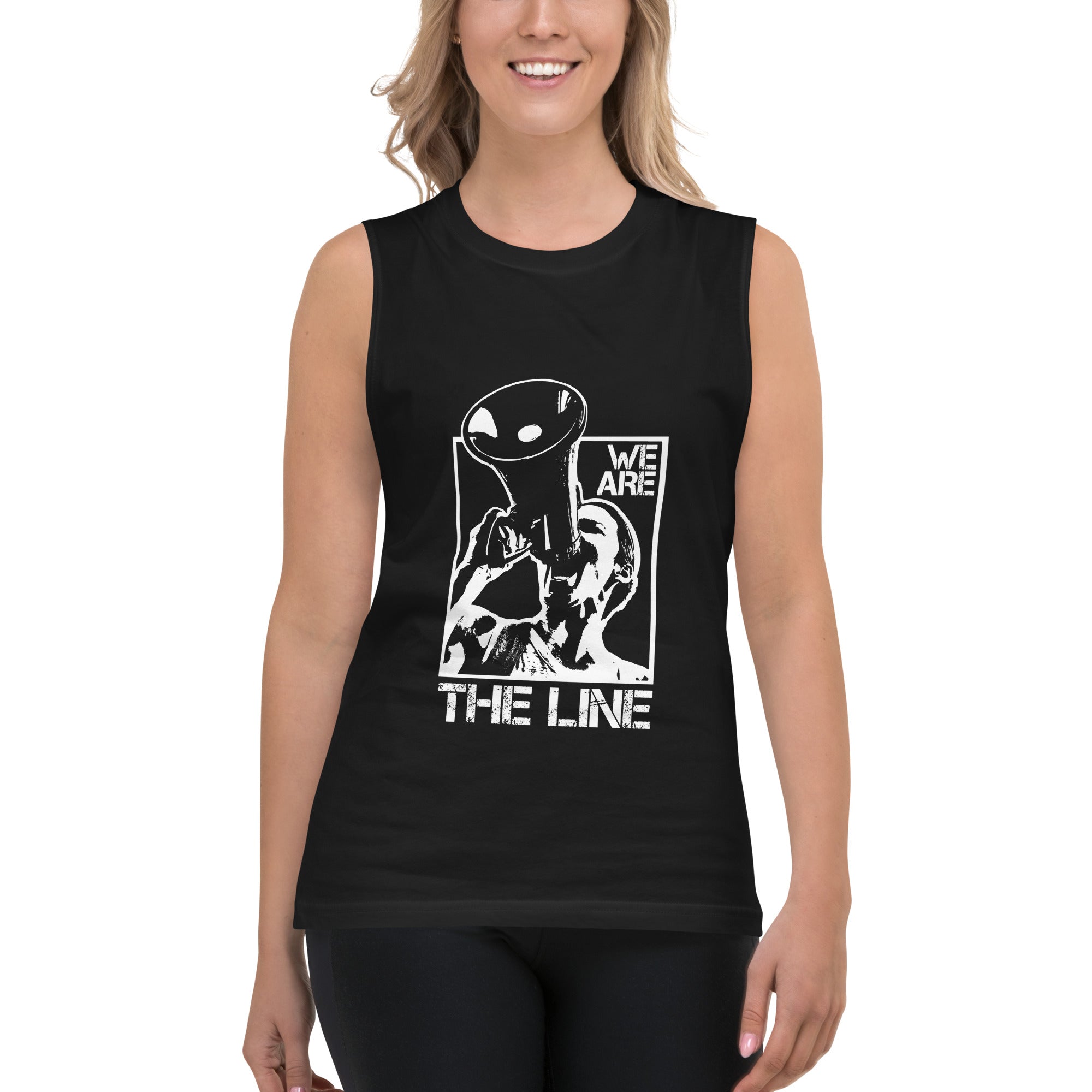 We Are the Line Muscle Shirt