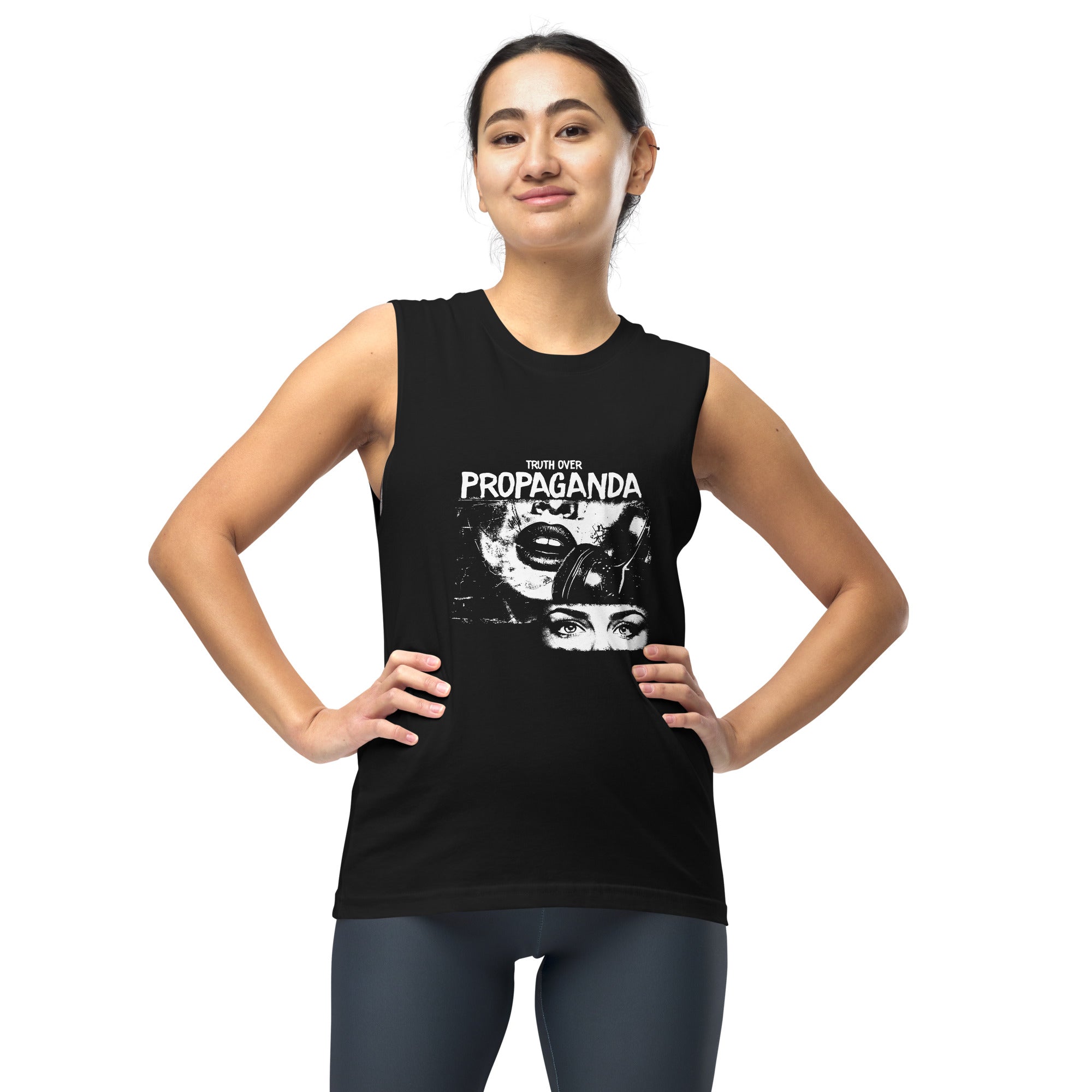 Truth Over Propaganda Muscle Shirt