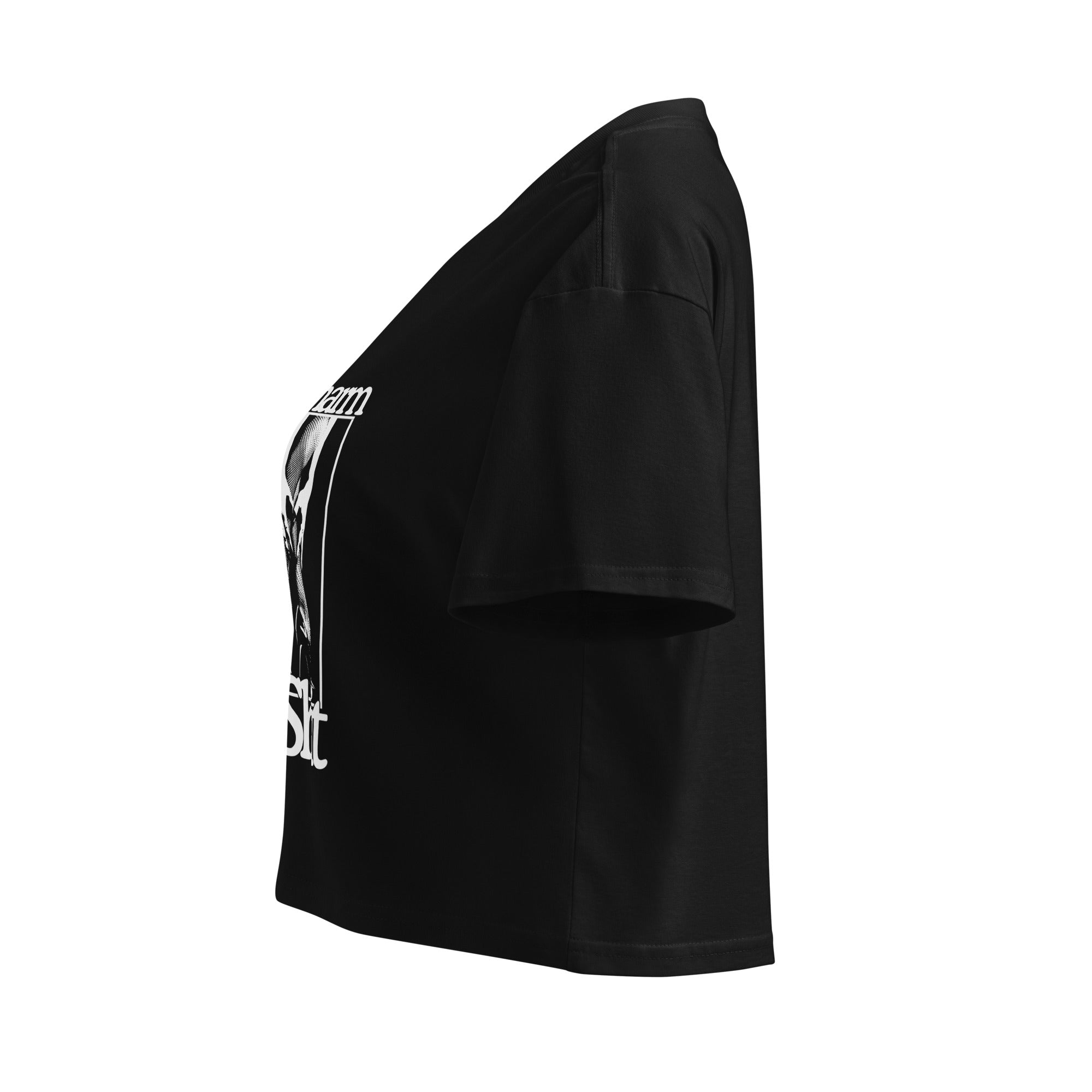 Do No Harm. Take No Shit. Crop Tee