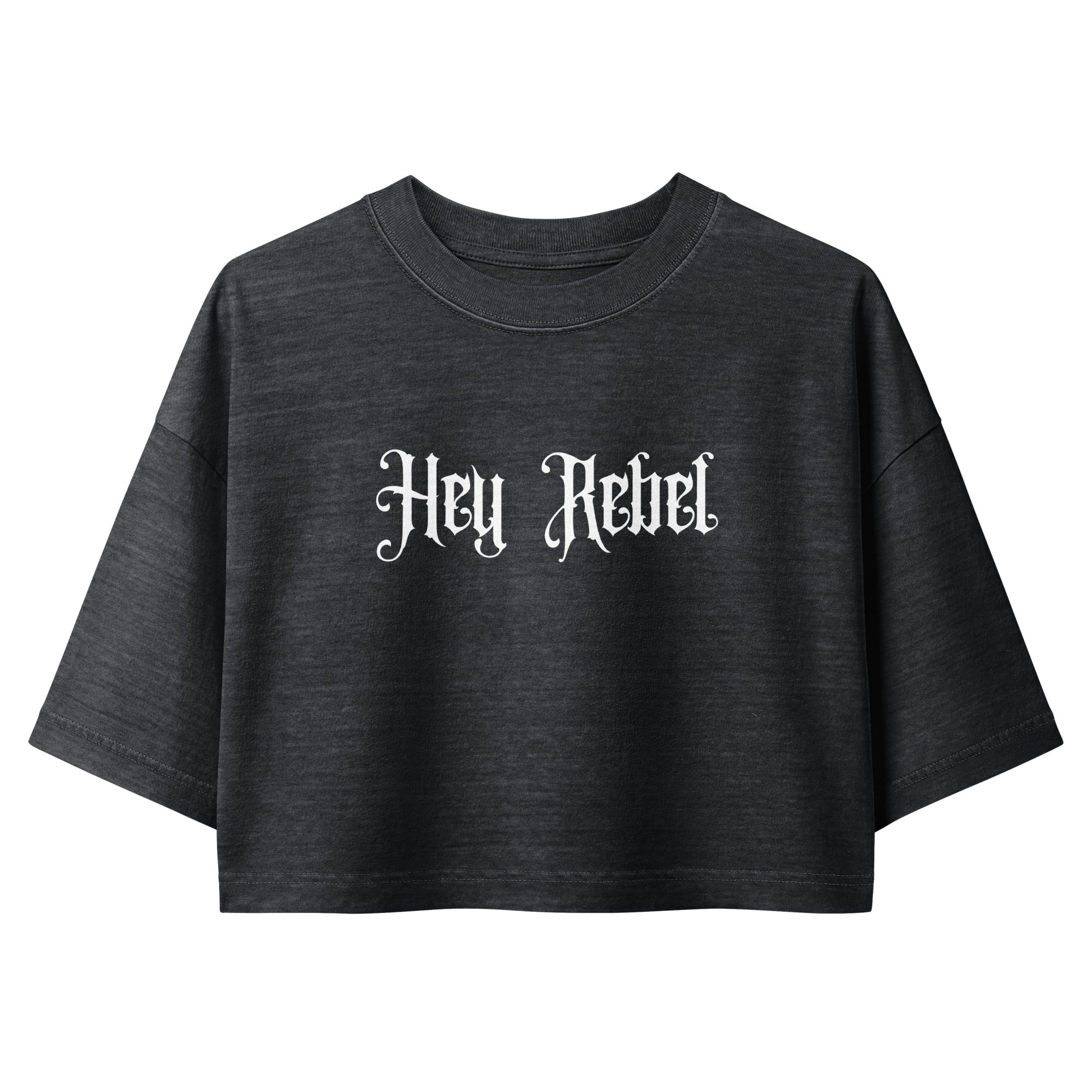 Hey Rebel Crop Tee