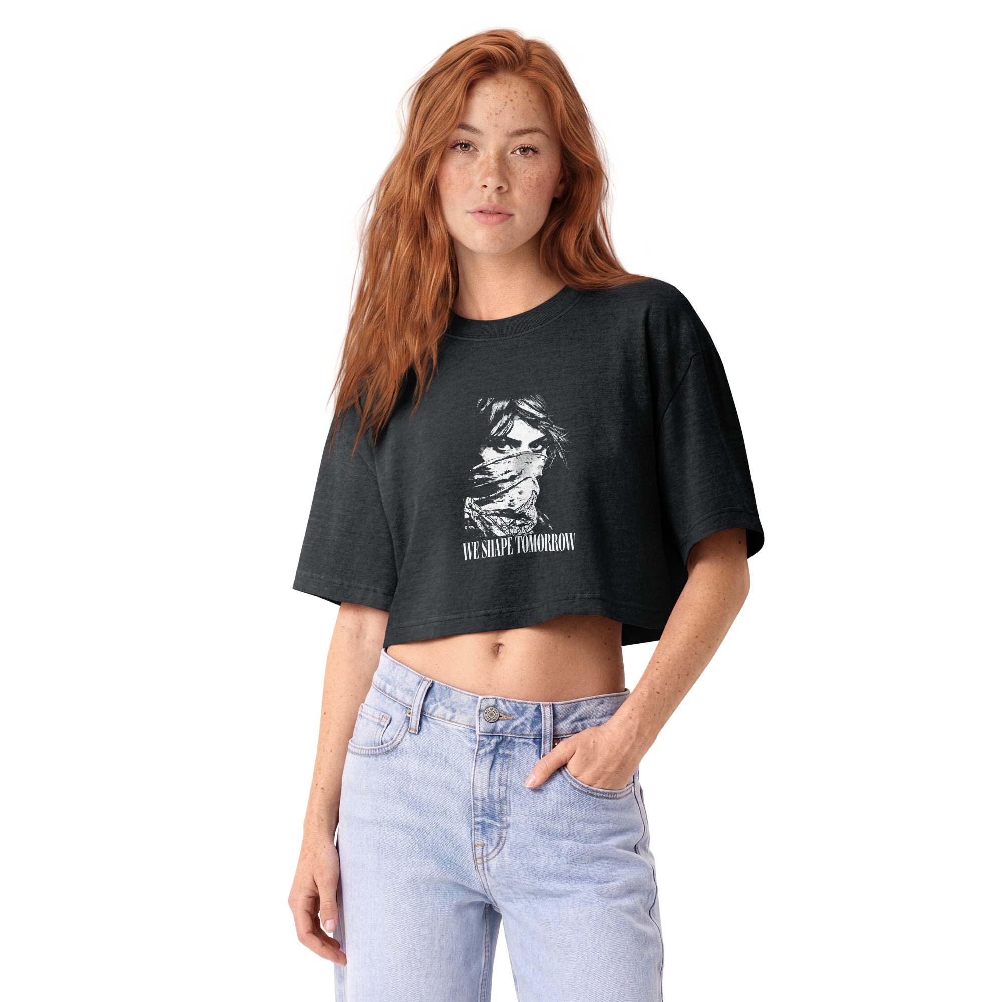 We Shape Tomorrow Crop Tee
