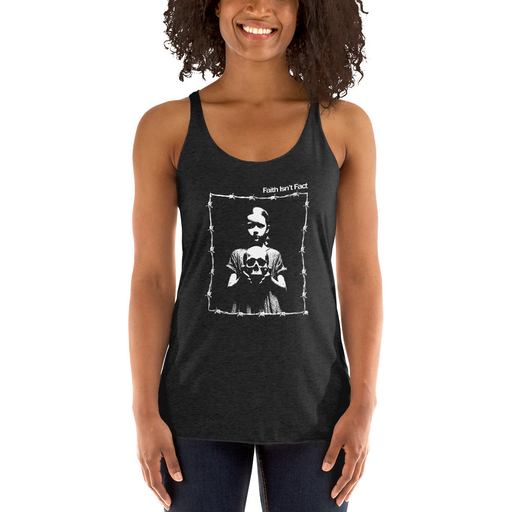 Faith Isn't Fact Racerback Tank