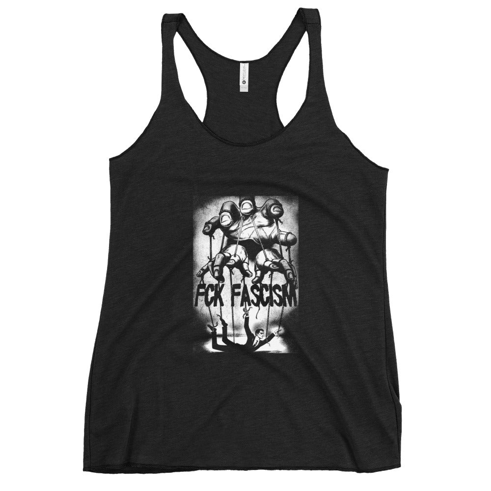 Fck Fascism Graphic Racerback Tank