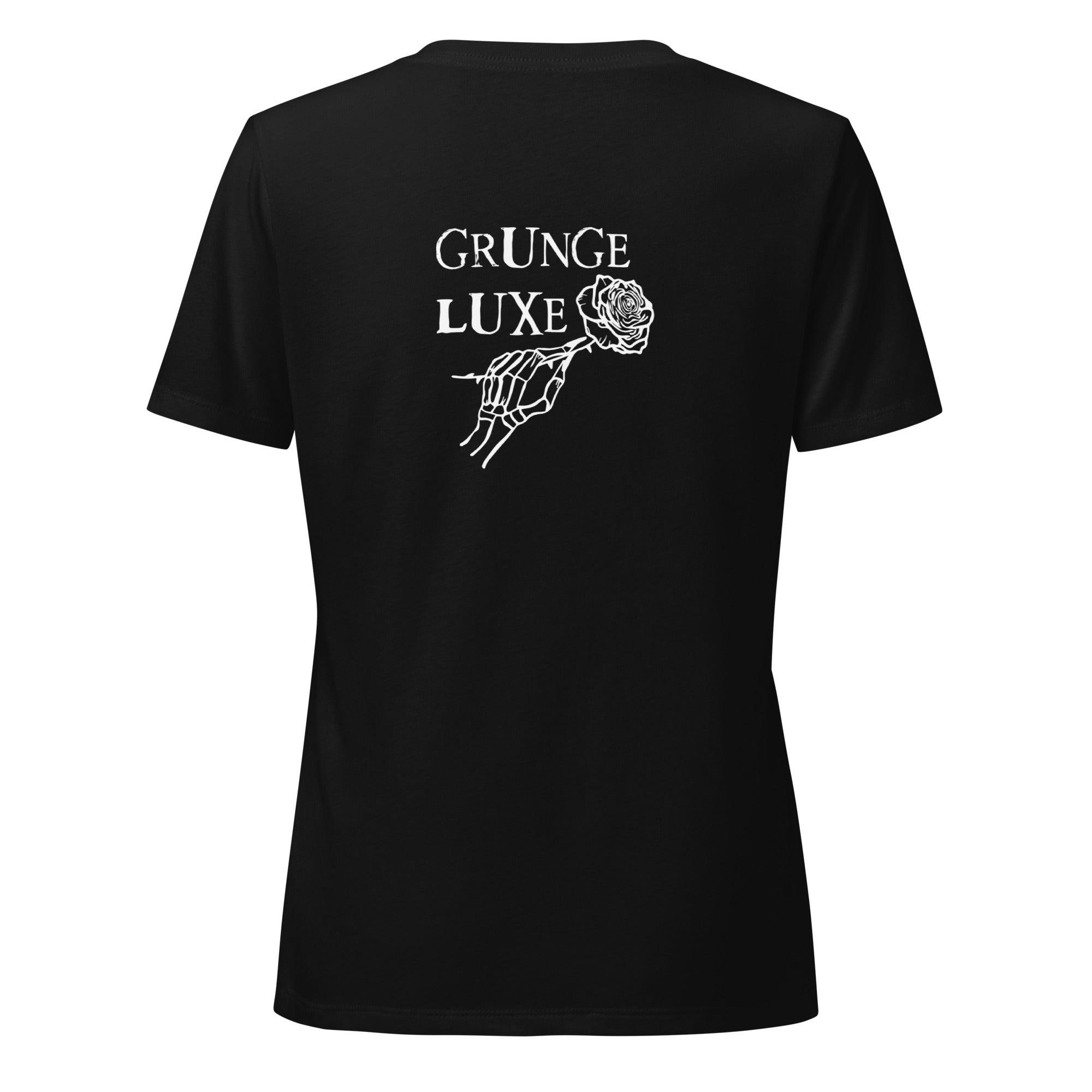 Grunge Luxe V Neck Tee